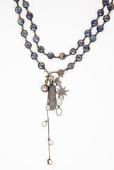 Mystic Labradorite Charm Necklace